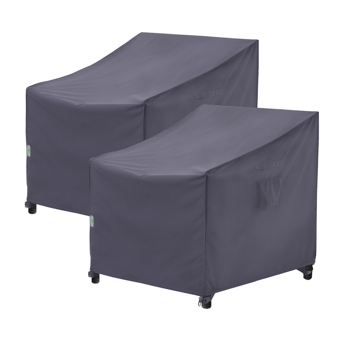 F&J Outdoors vista frontal de la funda protegiendo silla grande, protección completa