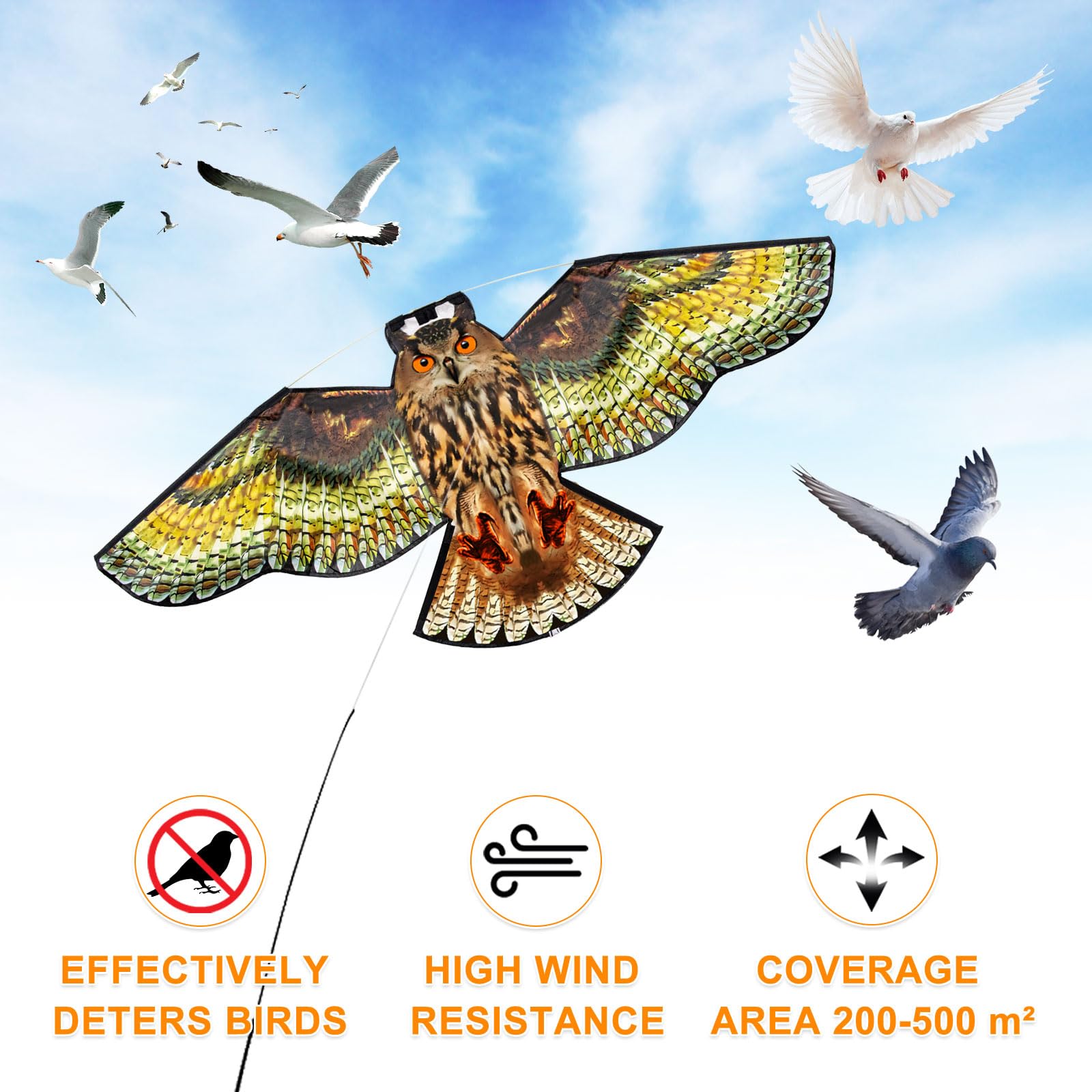 Flerigh detalle de tela y doble costura que asegura durabilidad al viento