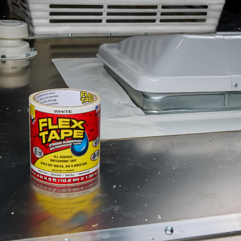Flex Tape detalle de textura cauchucada mostrando flexibilidad y agarre