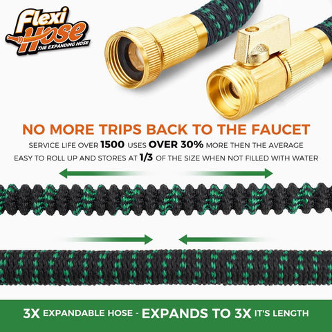Flexi Hose boquilla 8 funciones con empuñadura antideslizante para control