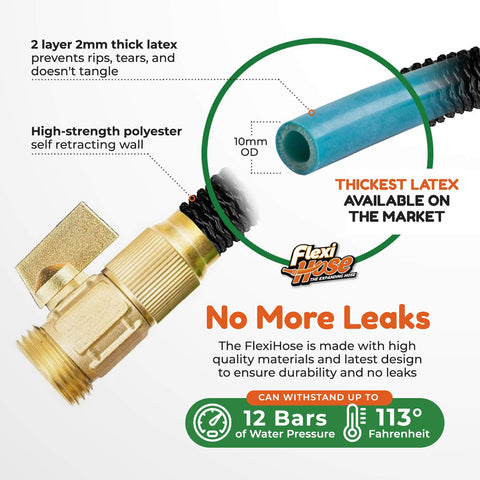 Flexi Hose conectores de latón 3/4" para unión segura y sin fugas