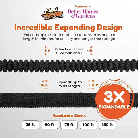 Flexi Hose Plus racores de latón macizo para conexión duradera