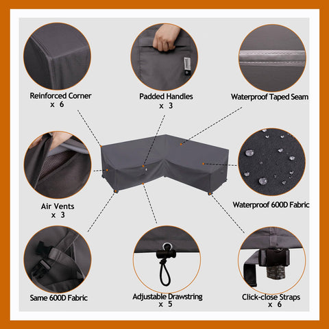 Flexiyard asas acolchadas que facilitan colocar y retirar la funda con comodidad