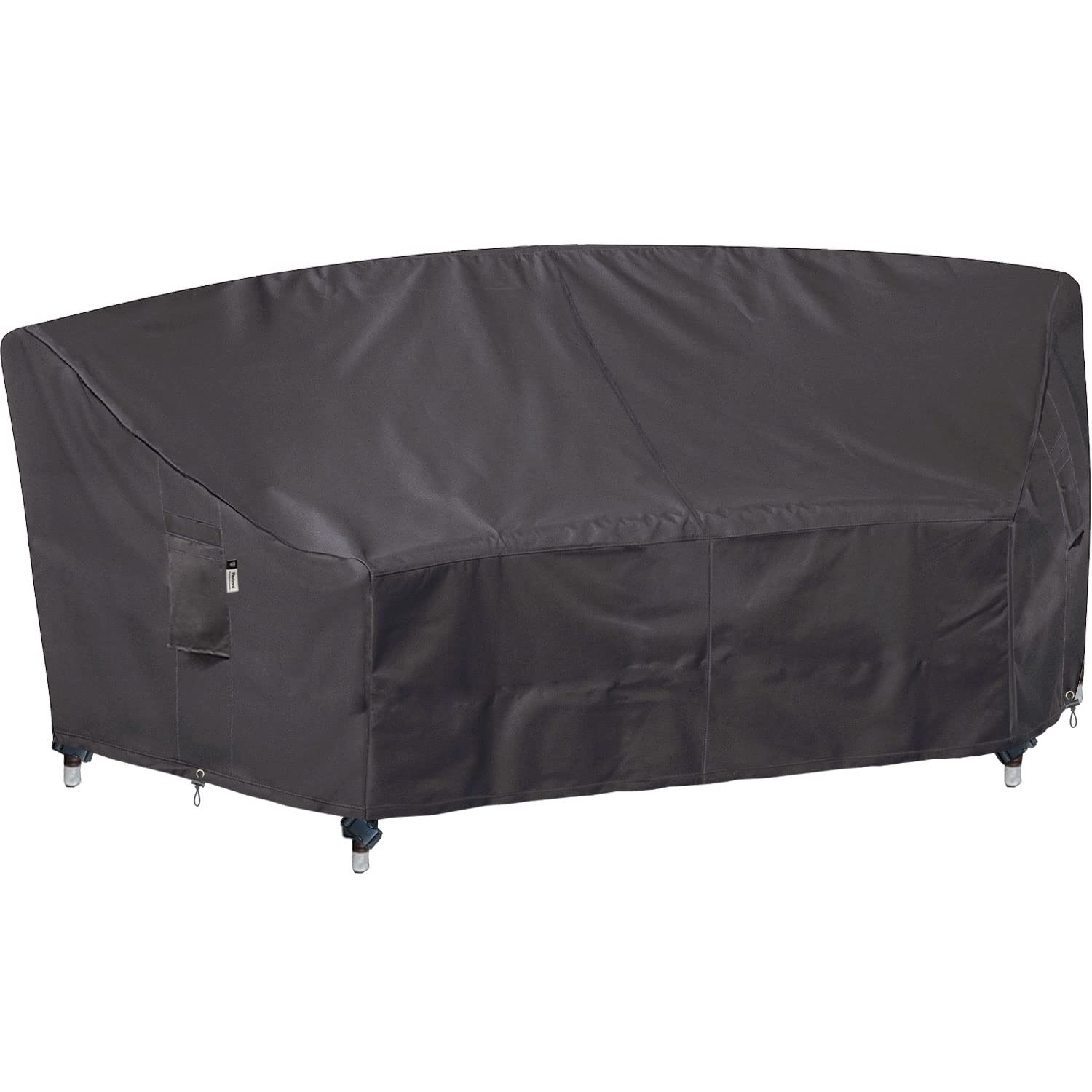 Flexiyard funda frontal que protege sofá curvo contra lluvia y polvo