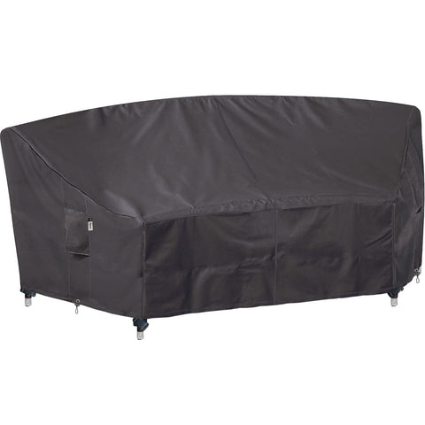 Flexiyard funda frontal que protege sofá curvo contra lluvia y polvo