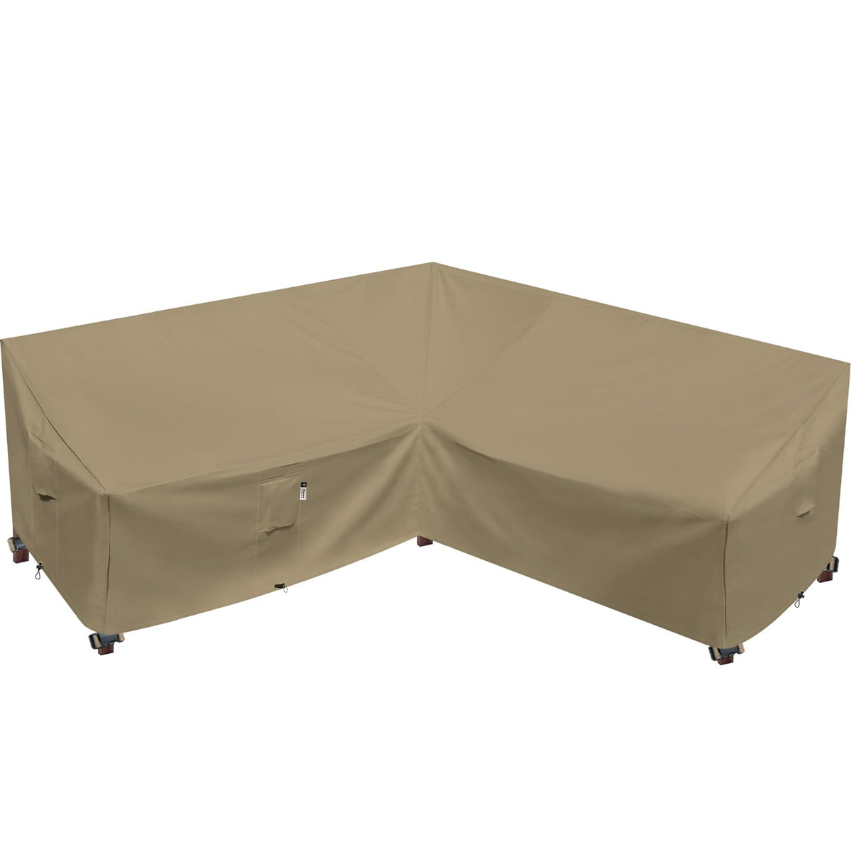 Flexiyard funda seccional frontal mostrando cobertura completa y protección