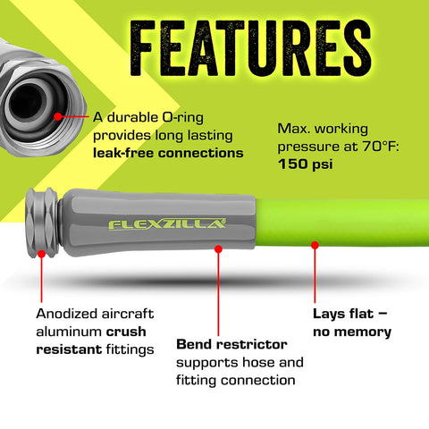 Flexzilla acoplamientos de aluminio anodizado que aseguran conexiones duraderas