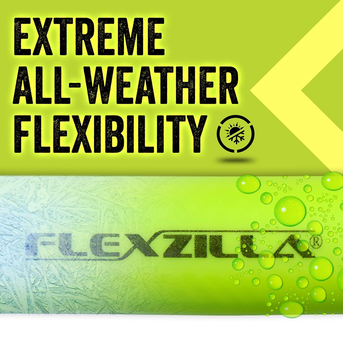 Flexzilla enrollada en carrete lista para guardar, ahorro de espacio