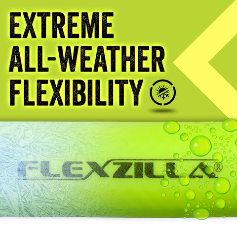 Flexzilla enrollada en carrete lista para guardar, ahorro de espacio