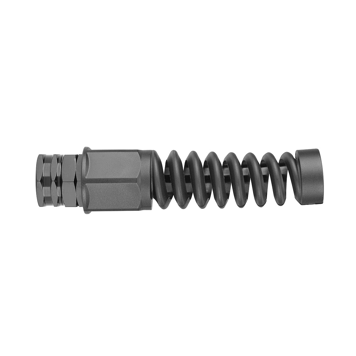 Flexzilla conector hembra frontal mostrando cierre fuerte y durabilidad