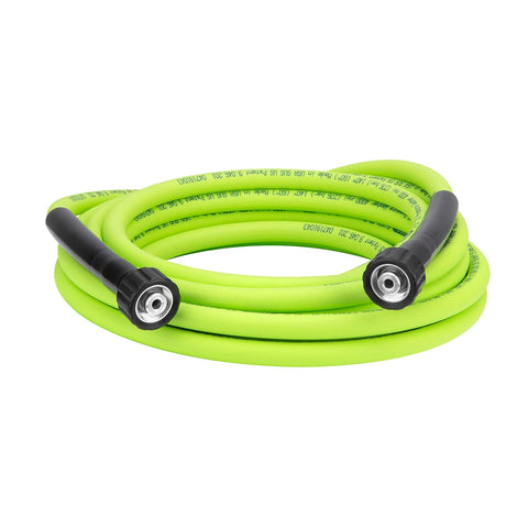 Flexzilla frente del empaque mostrando longitud 25 ft y color ZillaGreen, facilidad de identificación