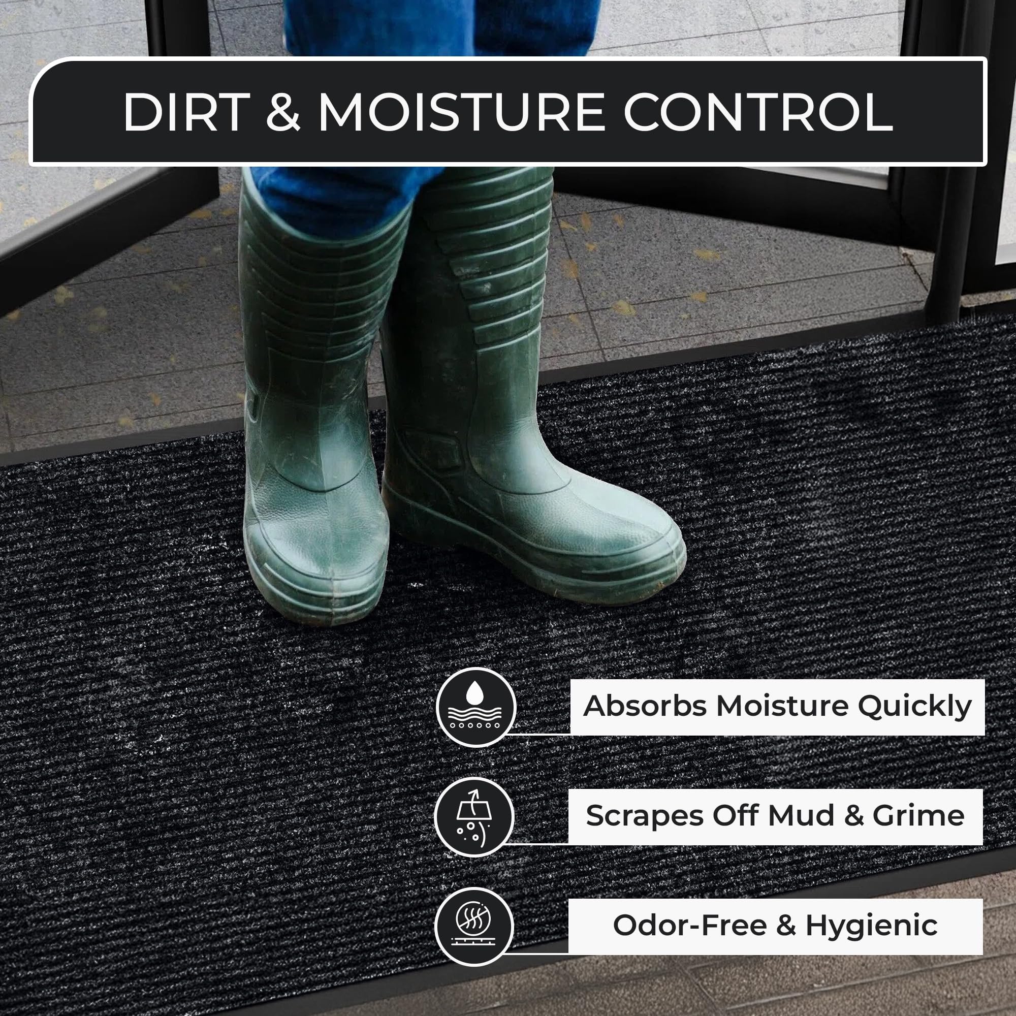 FloorGuard respaldo antideslizante que mantiene la alfombra fija