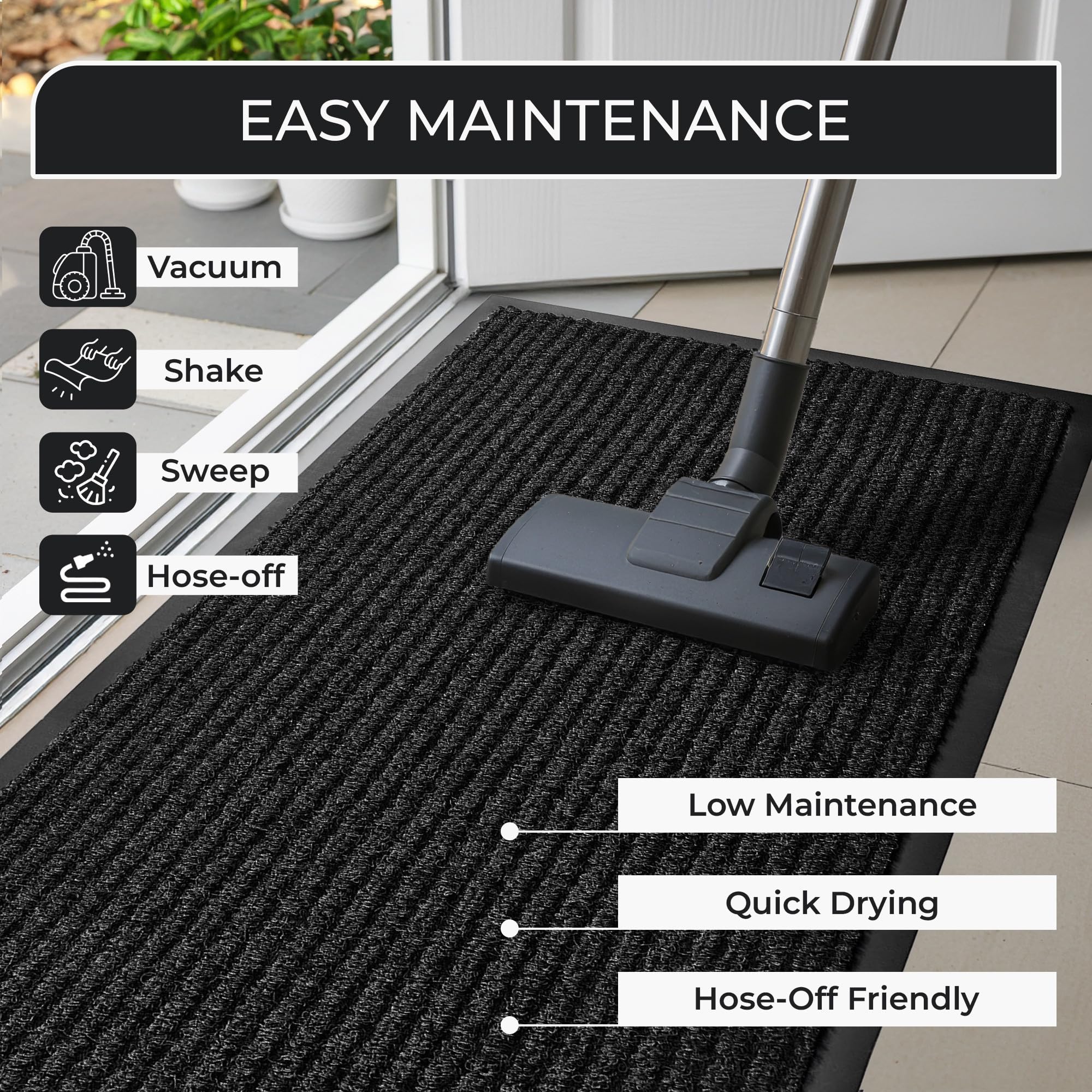 FloorGuard respaldo de goma antideslizante que evita desplazamientos