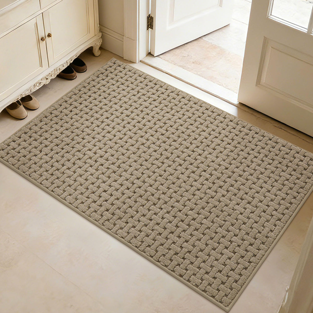FLOORHUG felpudo frontal 32x48 beneficios antideslizante y absorbente