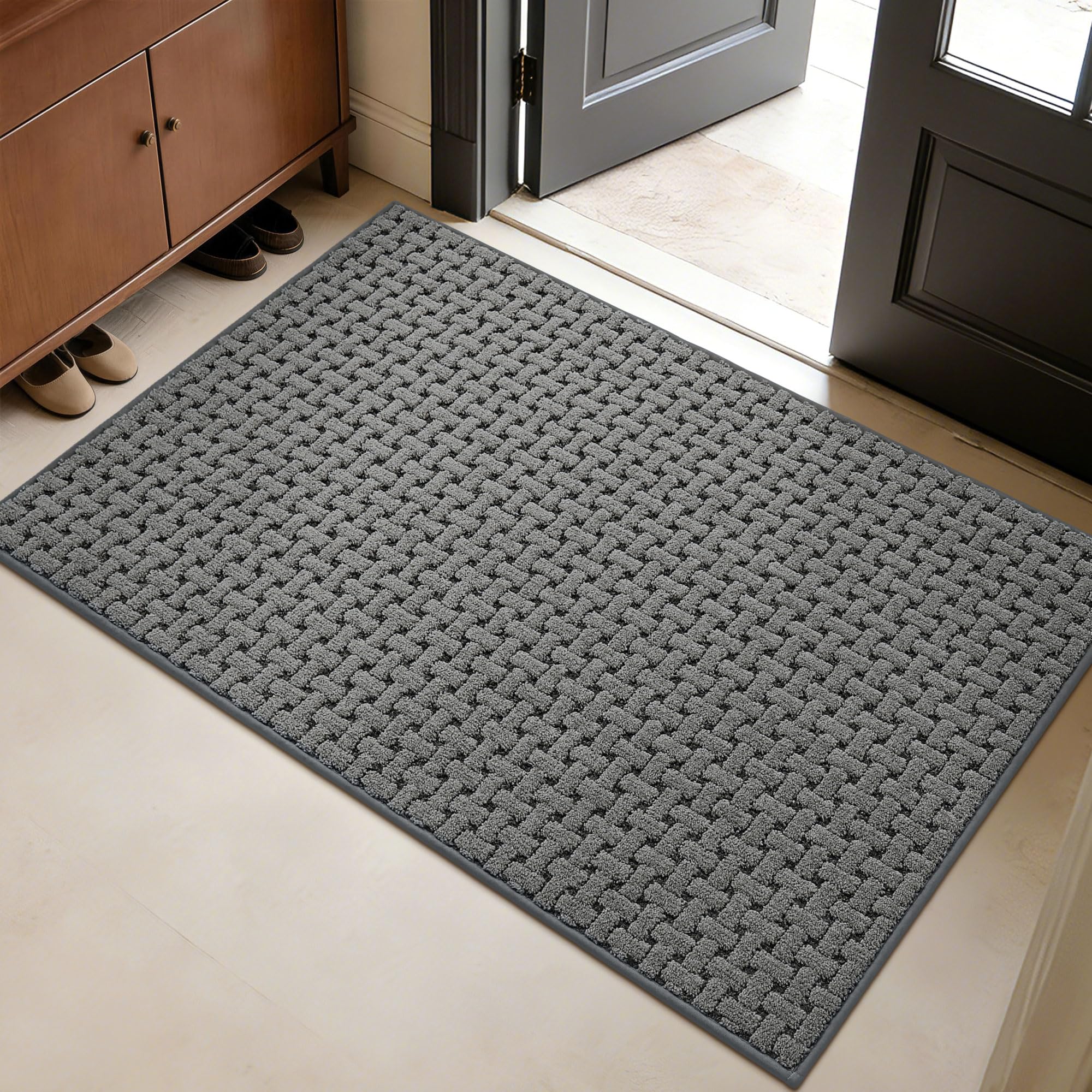 FLOORHUG felpudo frontal 32x48 que atrapa suciedad y protege pisos