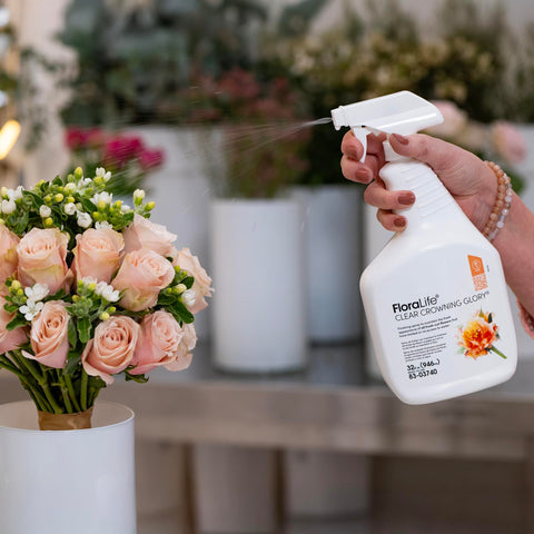 FloraLife primer plano de la etiqueta con instrucciones claras y ventajas