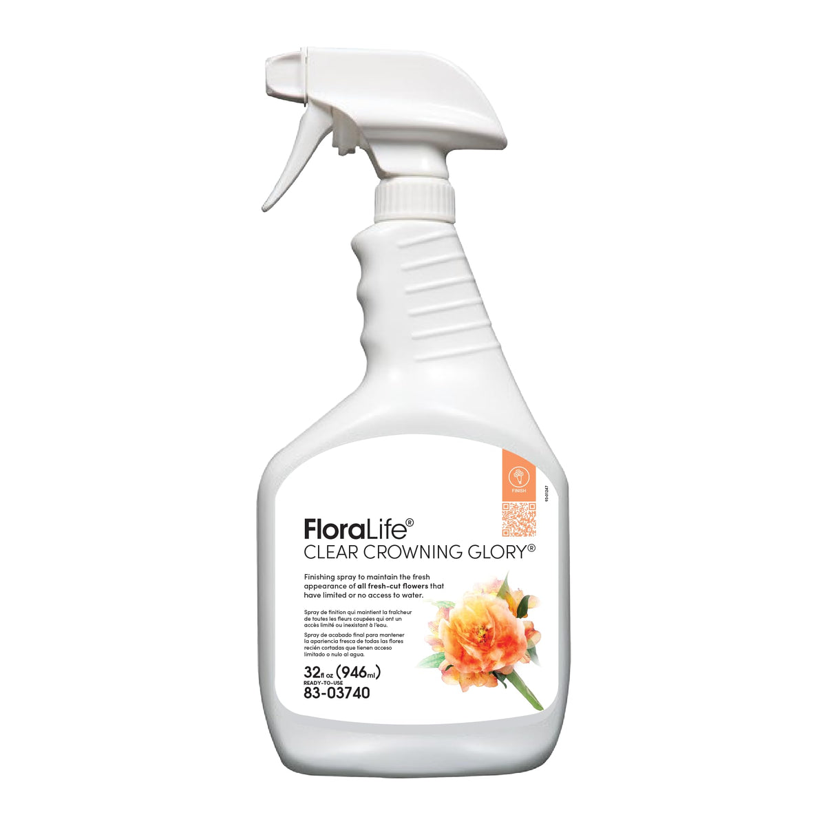 FloraLife envase frontal mostrando el spray protector listo para usar