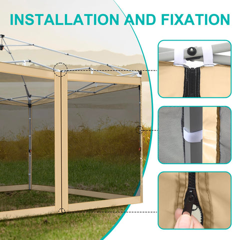 FLOUREE comparación de tamaño 118x75 pulgadas para ajuste en carpas
