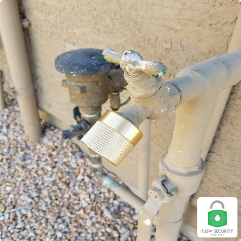 Flow Security Systems comparación de tamaño muestra escala y perfil compacto