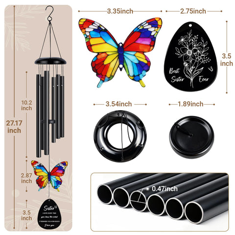 Flpoxzd caja negra con espuma protectora lista para regalo