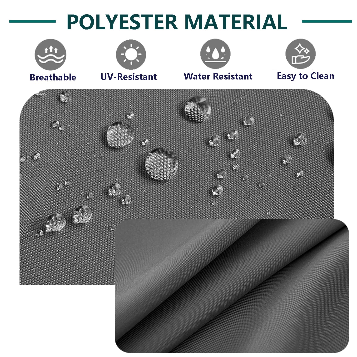 FLYMEI funda en silla exterior protege contra manchas