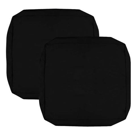 FLYMEI fundas frontal pack negro protegen cojines y renuevan aspecto