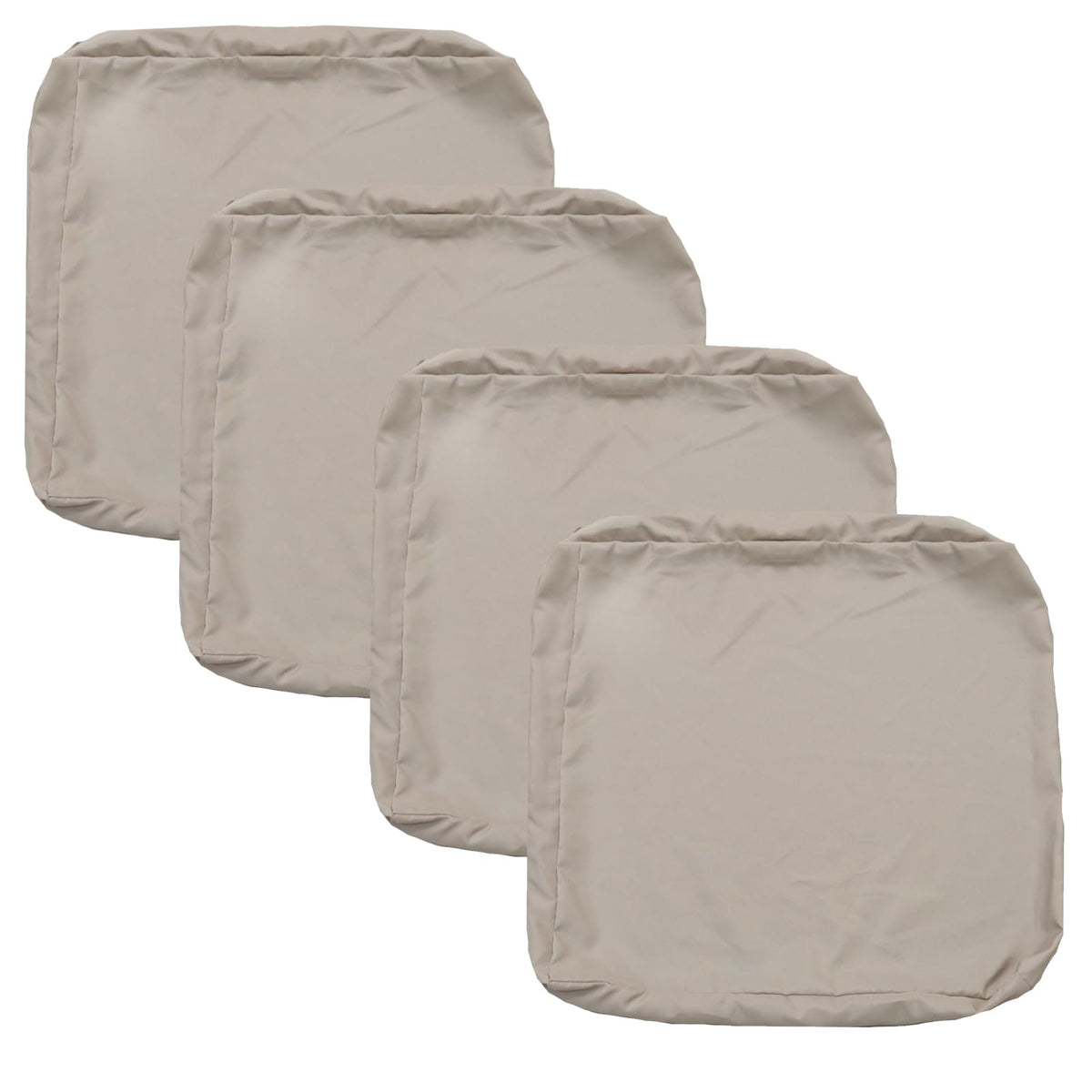 FLYMEI funda frontal mostrando diseño beige y protección duradera