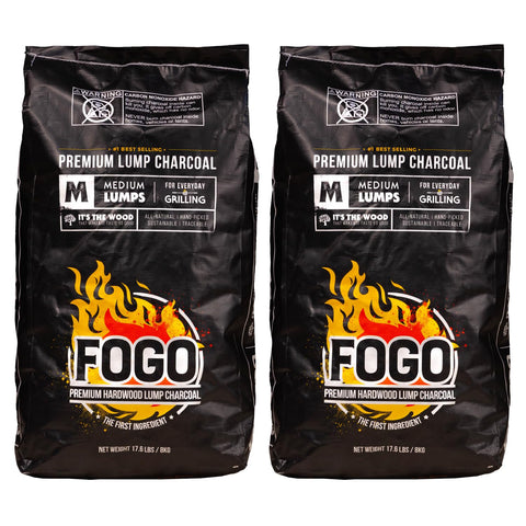 FOGO bolsa frontal mostrando marca y embalaje resistente para uso prolongado