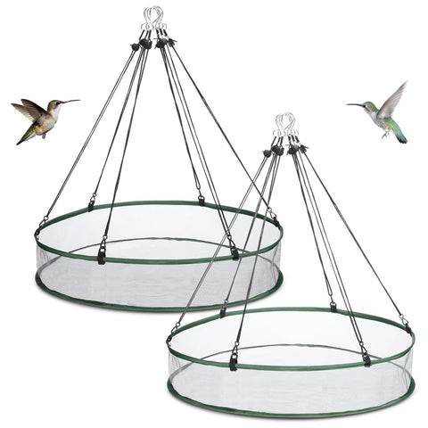 FoldTier vista frontal del par empaquetado, solución práctica para alimentar aves