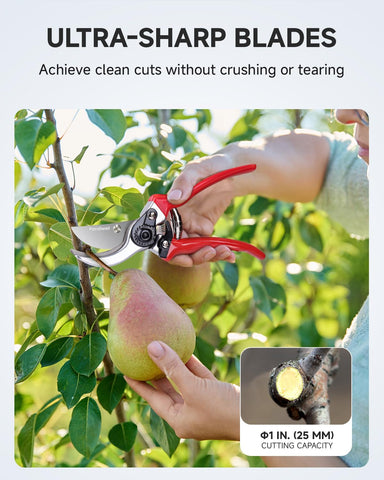 Fondwell enfoque en el mango ergonómico con recubrimiento antideslizante, confort