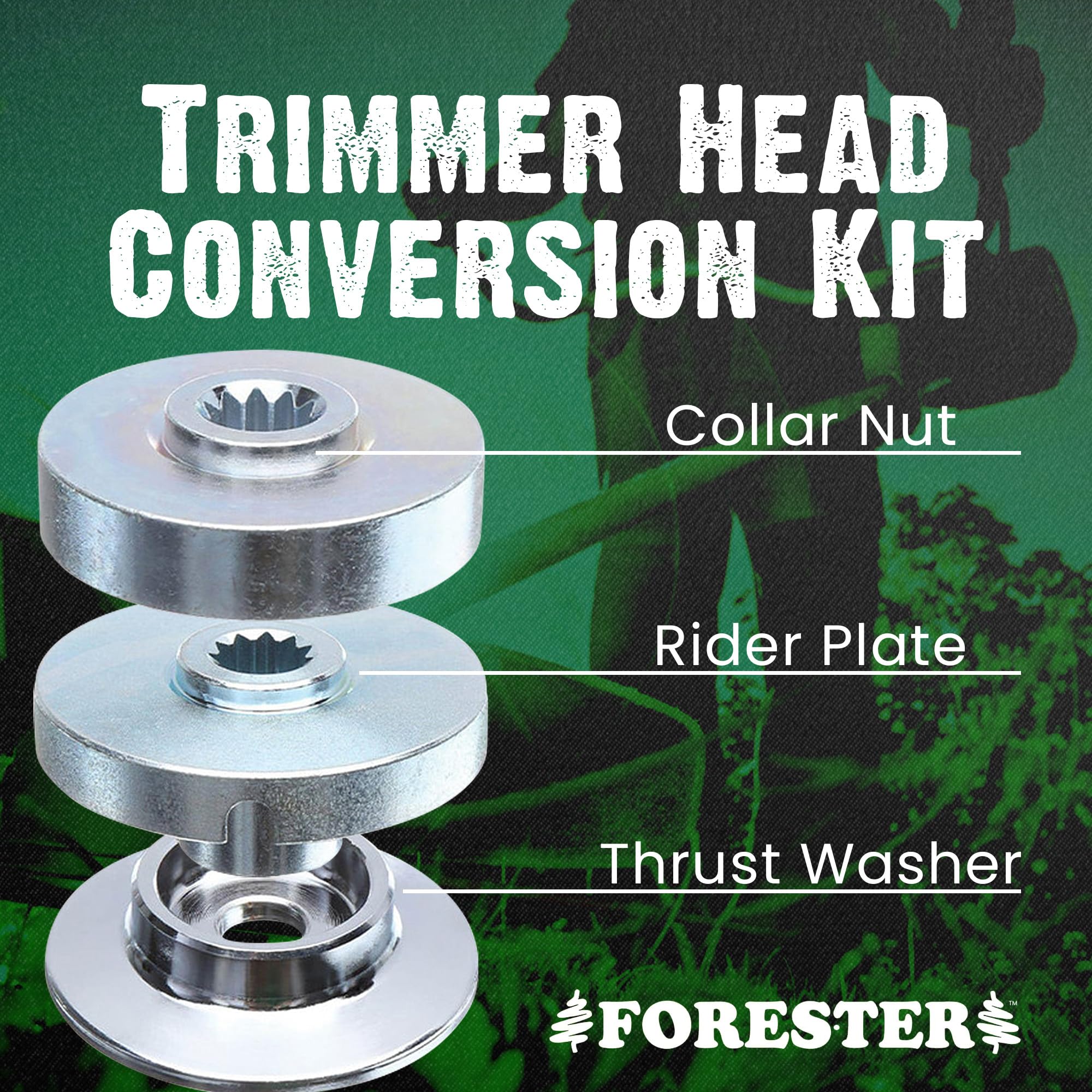 FORESTER cabezal ensamblado mostrando ajuste robusto y duradero
