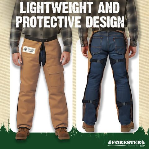 FORESTER chapas en ambiente de trabajo exterior, repelente agua y aceite