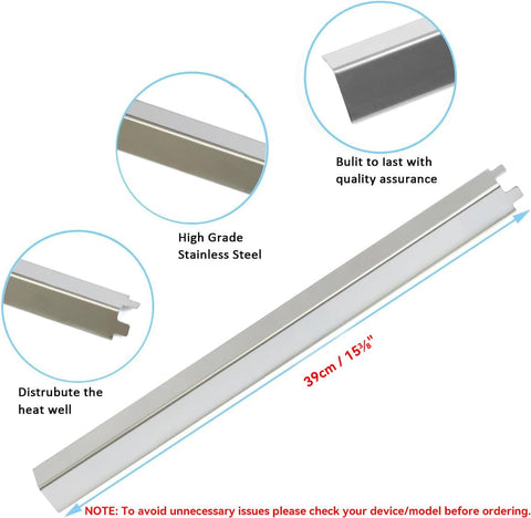 FORYEYC tubos crossover ajustables demostrando ajuste 5 a 9 pulgadas para compatibilidad
