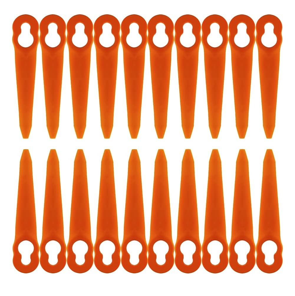 FourShow paquete frontal 100 cuchillas compatible STIHL, reposición fácil
