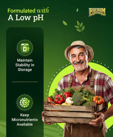 FoxFarm aplicación de Grow Big en regadera para estimular raíces y follaje