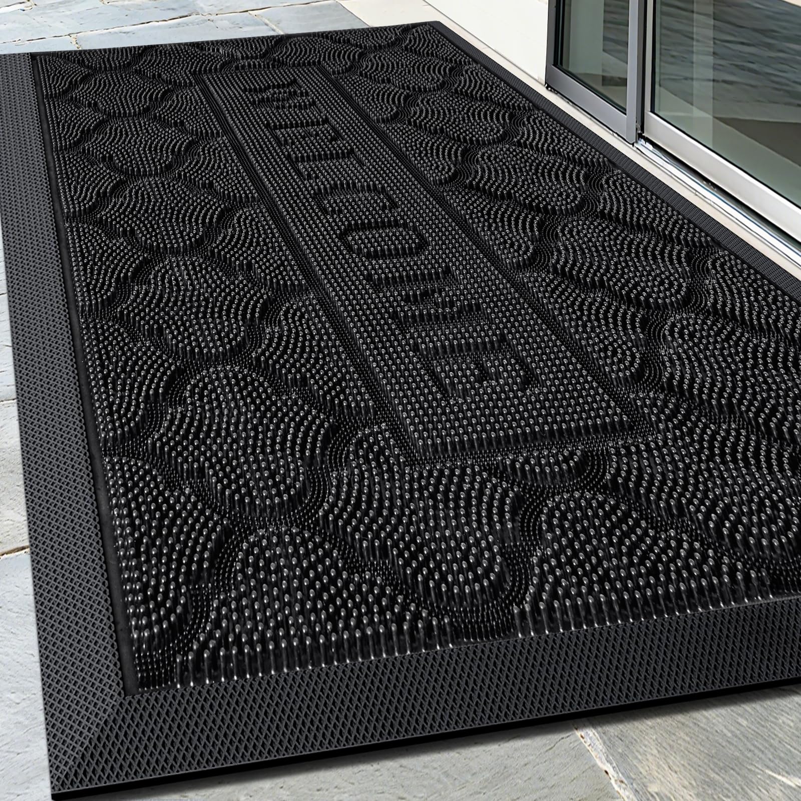 FRAMICS felpudo frontal en la entrada, protección exterior duradera