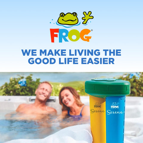 FROG cartuchos en spa ambientado para agua más suave y relajante
