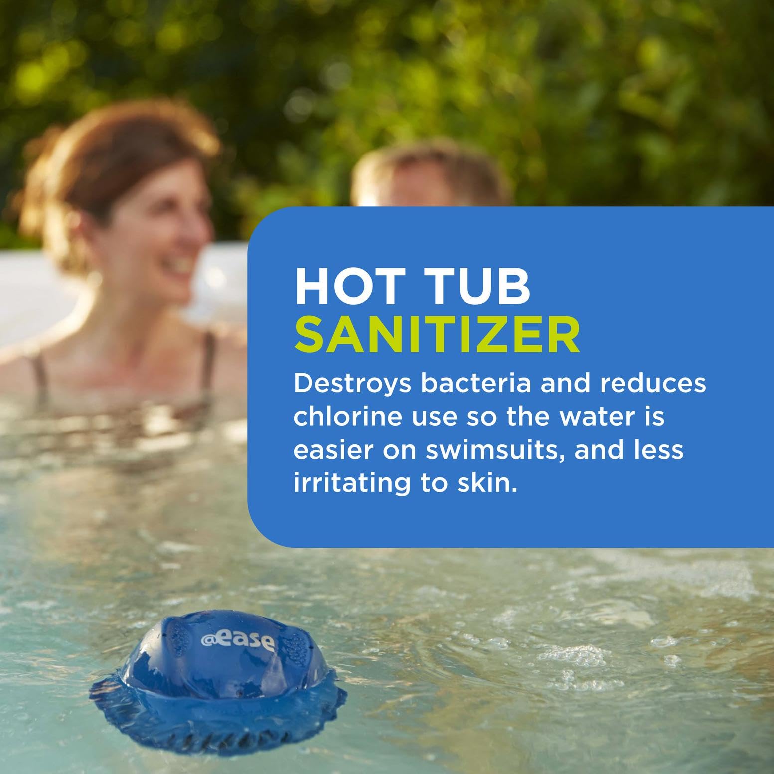 FROG @Ease tamaño comparado con manos para visualizar escala y facilidad