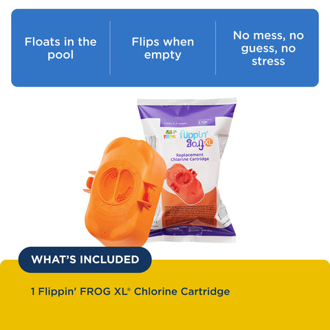 FROG cartucho en sistema flotante distribuye cloro uniformemente en agua