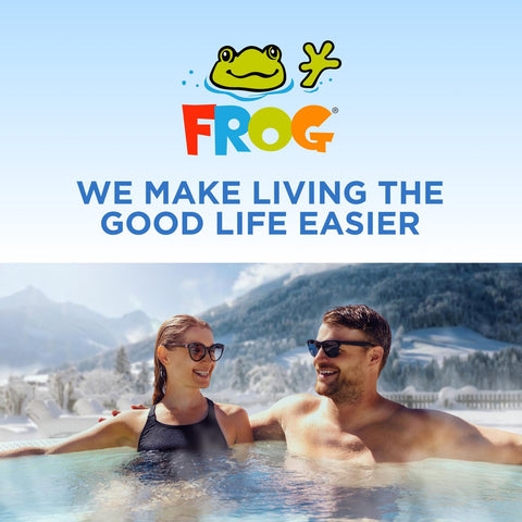 FROG producto en ambiente de terraza mostrando agua cristalina