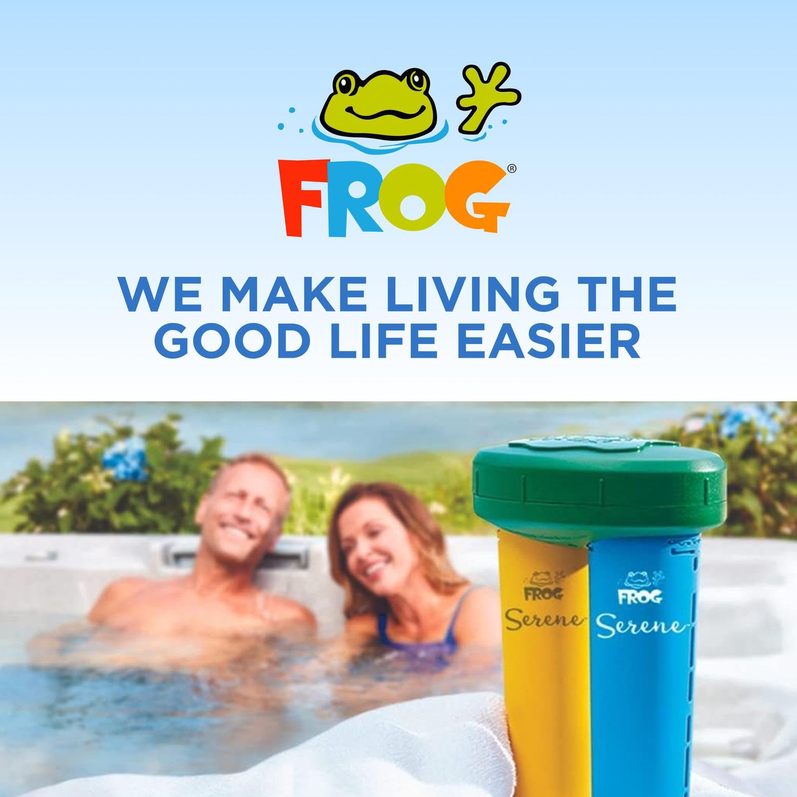 FROG cartucho vacío listo para reciclaje, reduce impacto ambiental