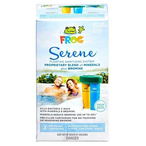 FROG Serene cartucho mineral en primer plano que suaviza el agua