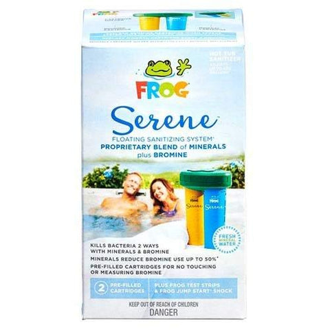 FROG Serene cartucho mineral en primer plano que suaviza el agua