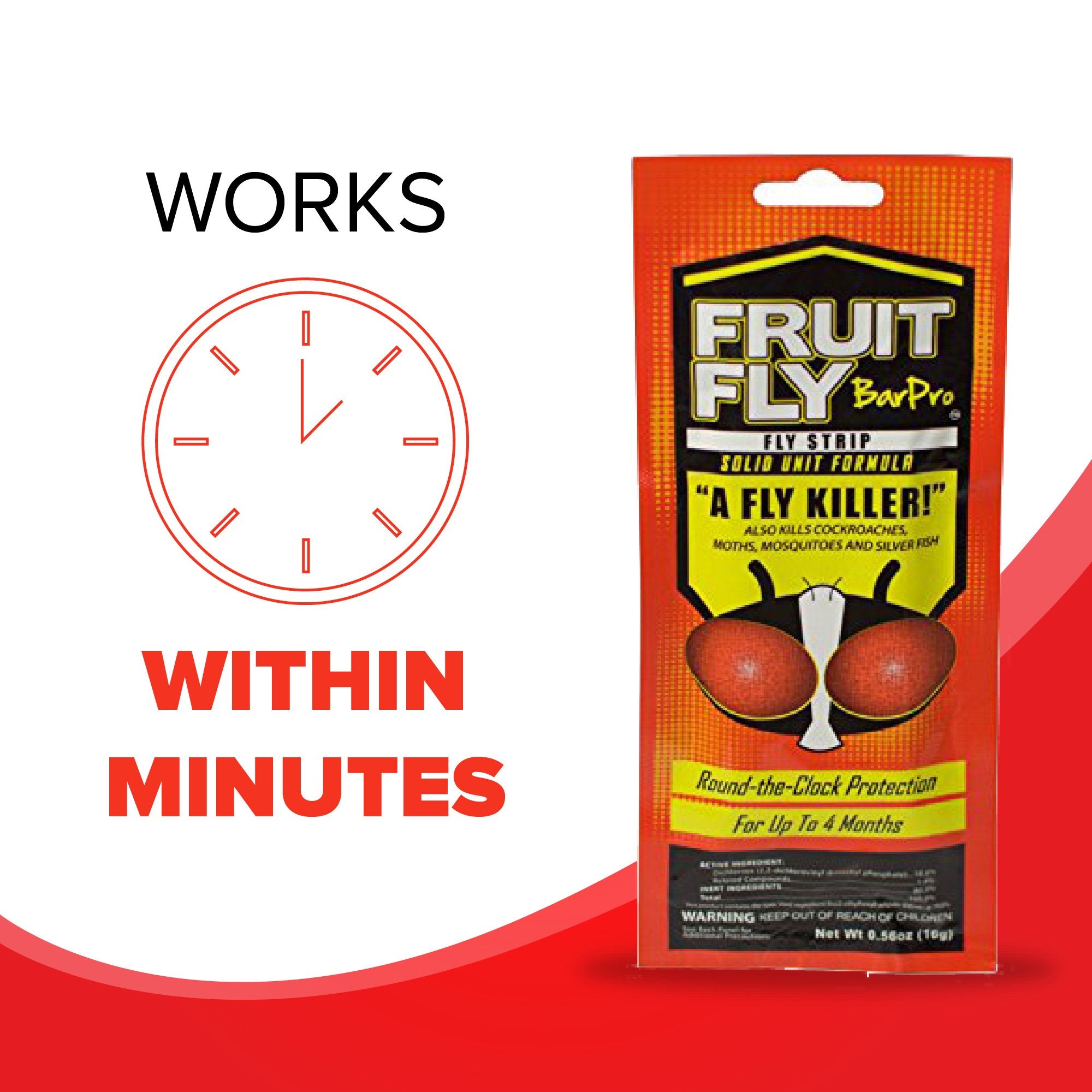 Fruit Fly BarPro en ambiente junto a cubo de basura evitando infestaciones
