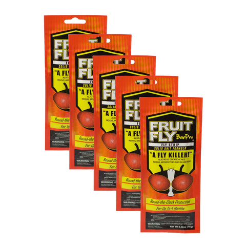 Fruit Fly BarPro empaque frontal mostrando producto y duración cuatro meses