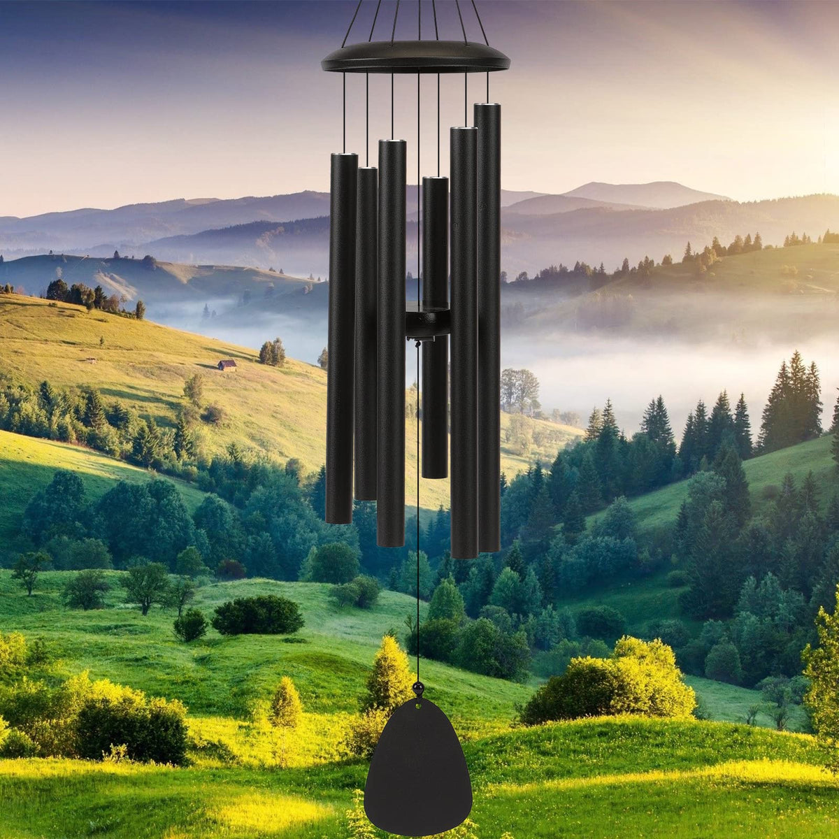 FSVGYY campana de viento frontal mostrando diseño moderno y tonos graves