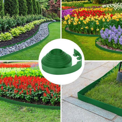 FunFanso borde en jardín terminado mejorando aspecto de parterres y caminos