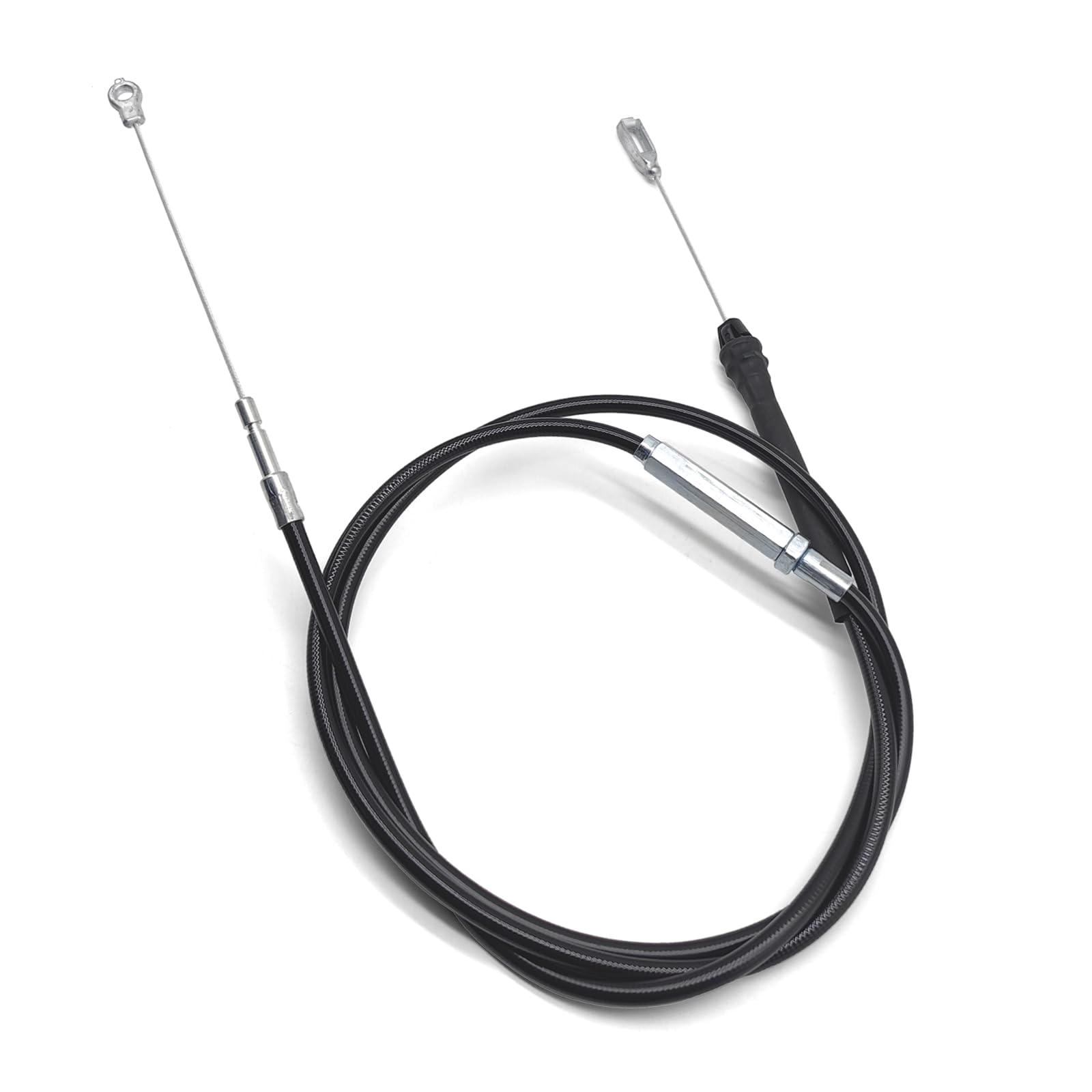 Funhoon cable de embrague frontal mostrando la longitud completa y ajuste rápido