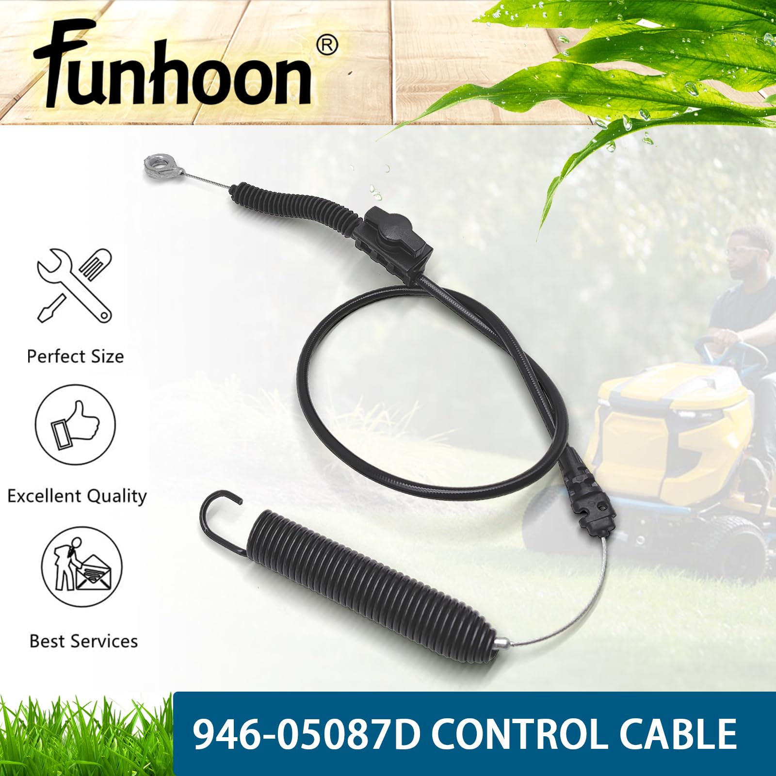 Funhoon cable empaquetado listo para envío, incluye 1 unidad y garantiza compatibilidad