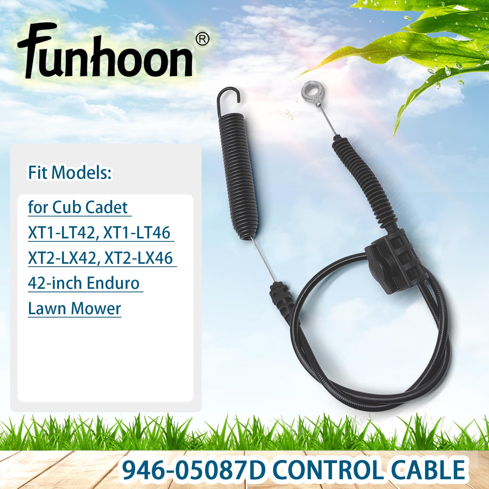 Funhoon cable comparación de escala con regla, confirma longitud 37 pulgadas